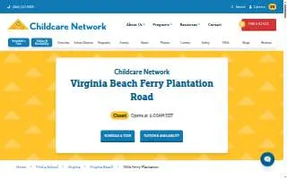 Childcare Network of Virginia Beach website