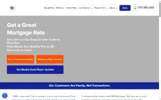 CMS Mortgage Solutions, Inc. website