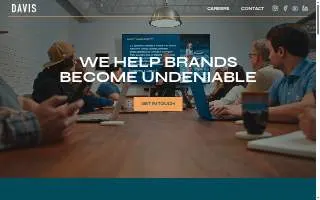Davis Ad Agency website