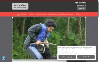 Dutch East Dogs Training Center website