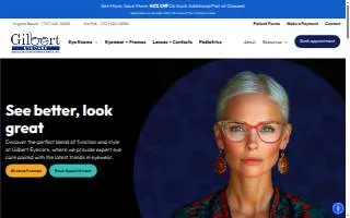 Gilbert Eyecare - Virginia Beach website