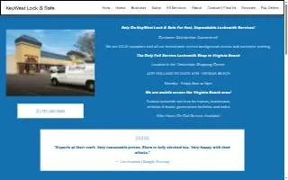 KeyWest Lock & Safe website