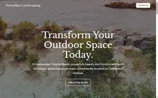 Perrydise Landscaping website