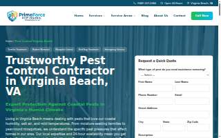 PrimeForce Pest Control Virginia Beach