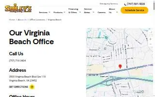 Smiley's Heating, Cooling, & Electrical website