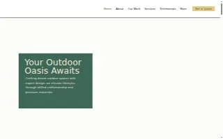 Sunscape Land Works website