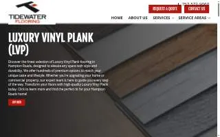 Tidewater Flooring website