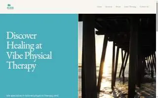Vibe Physical Therapy website