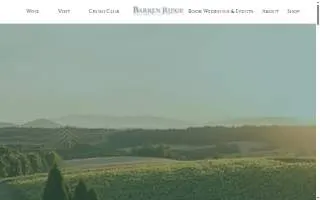 Barren Ridge Vineyards of Waynesboro website