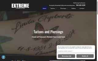 Extreme Expressions website