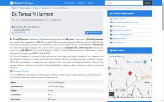 Harmon Teresa M PhD