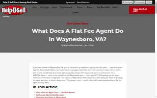 Help-U-Sell DS Real Estate Set Fee Listing Agents website