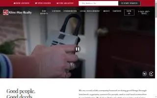 Kline May Realty Augusta website