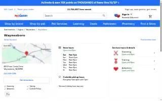 PetSmart of Waynesboro website