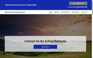 Tom Shumate Surveyor Inc website