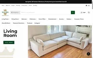 Malmio Home Furnishings website