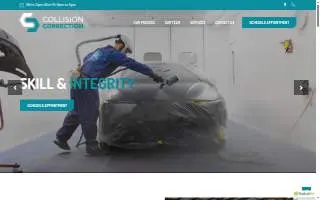 Collision Correction website