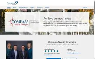 Compass Wealth Strategies - Ameriprise Financial Services, LLC website