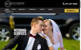 Williamsburg Chauffeur Service, LLC website