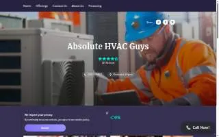 Absolute HVAC Guys LLC website