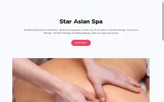 Asian Massage of Winchester website