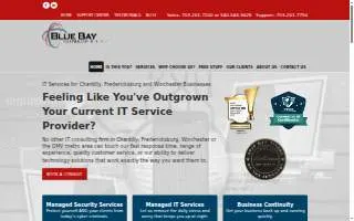 Blue Bay Technology - Managed IT Services - IT Support website