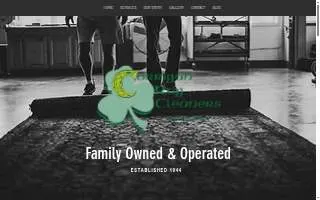 Corrigan Rug Cleaners website