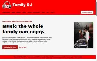 Family DJ website