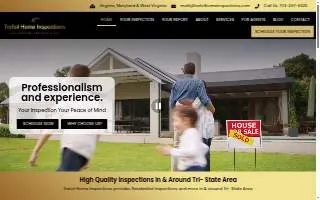Trefoil Home Inspections website