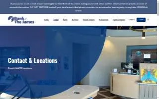 Bank of The James-Wytheville website