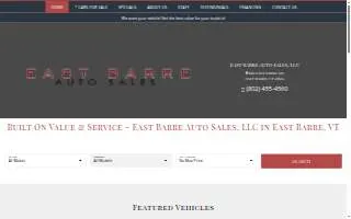 East Barre Auto Sales LLC website