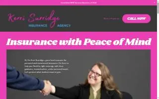 Kerri Surridge Insurance Agency website