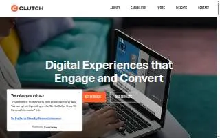 Clutch Creative Company of Burlington website