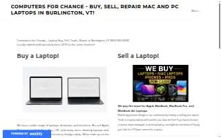 Computers for Change website
