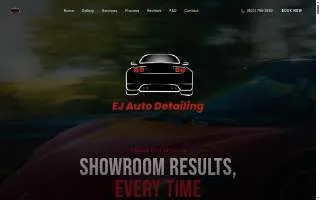 EJ Auto Detailing website