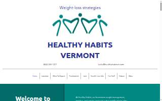 Healthy Habits Vermont Weight Loss Strategies
