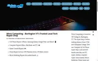 Wires Computing of Burlington website