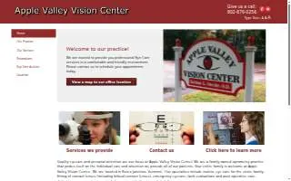 Apple Valley Vision Center website