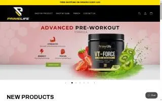 Primelife website