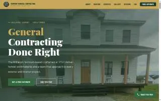 Vermont General Contracting website