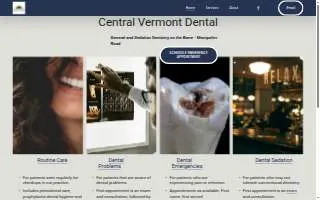 Central Vermont Dental Center of Barre website