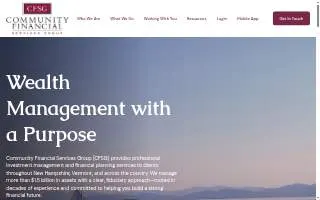 Community Financial Services Group of Newport website