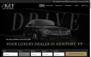 Key Auto Sales of Newport website
