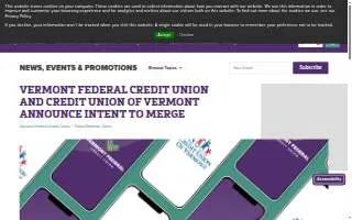 Credit Union of Vermont: A Division of Vermont Federal Credit Union website