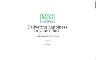 MJG Interiors website
