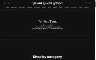 Vermont Gaming Academy Rutland website