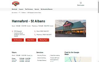 Hannaford Pharmacy