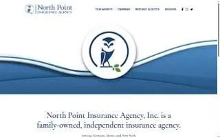 North Point Insurance Agency website