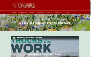 Fournier Landscaping website