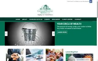 Landmark Financial Services website